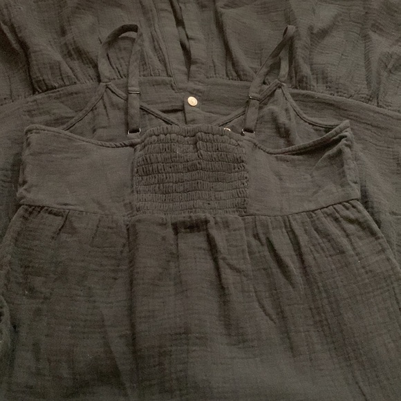 (XS)- Universal Thread Sleeveless Button-front Tiered Dress - Picture 4 of 8